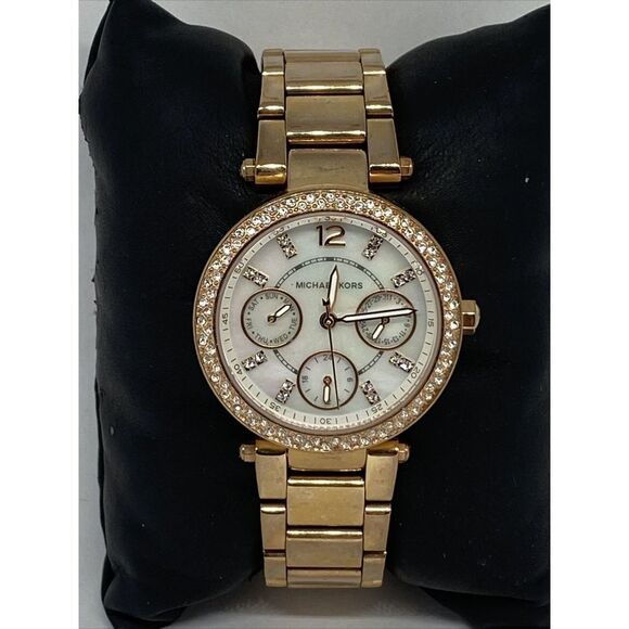 Michael Kors Parker MK5616 Womens Stainless Steel Analog Dial Quartz Watch MP872 - Picture 3 of 12